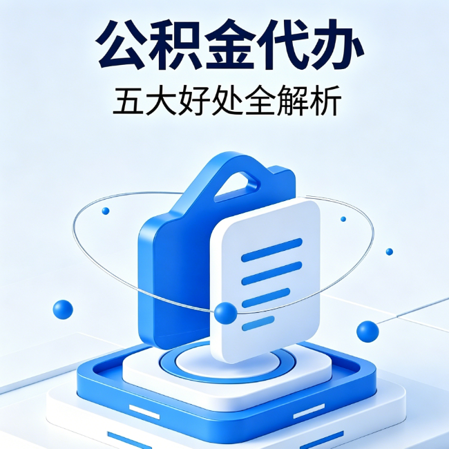 长宁公积金代办到底值不值？这5大好处让你少走弯路